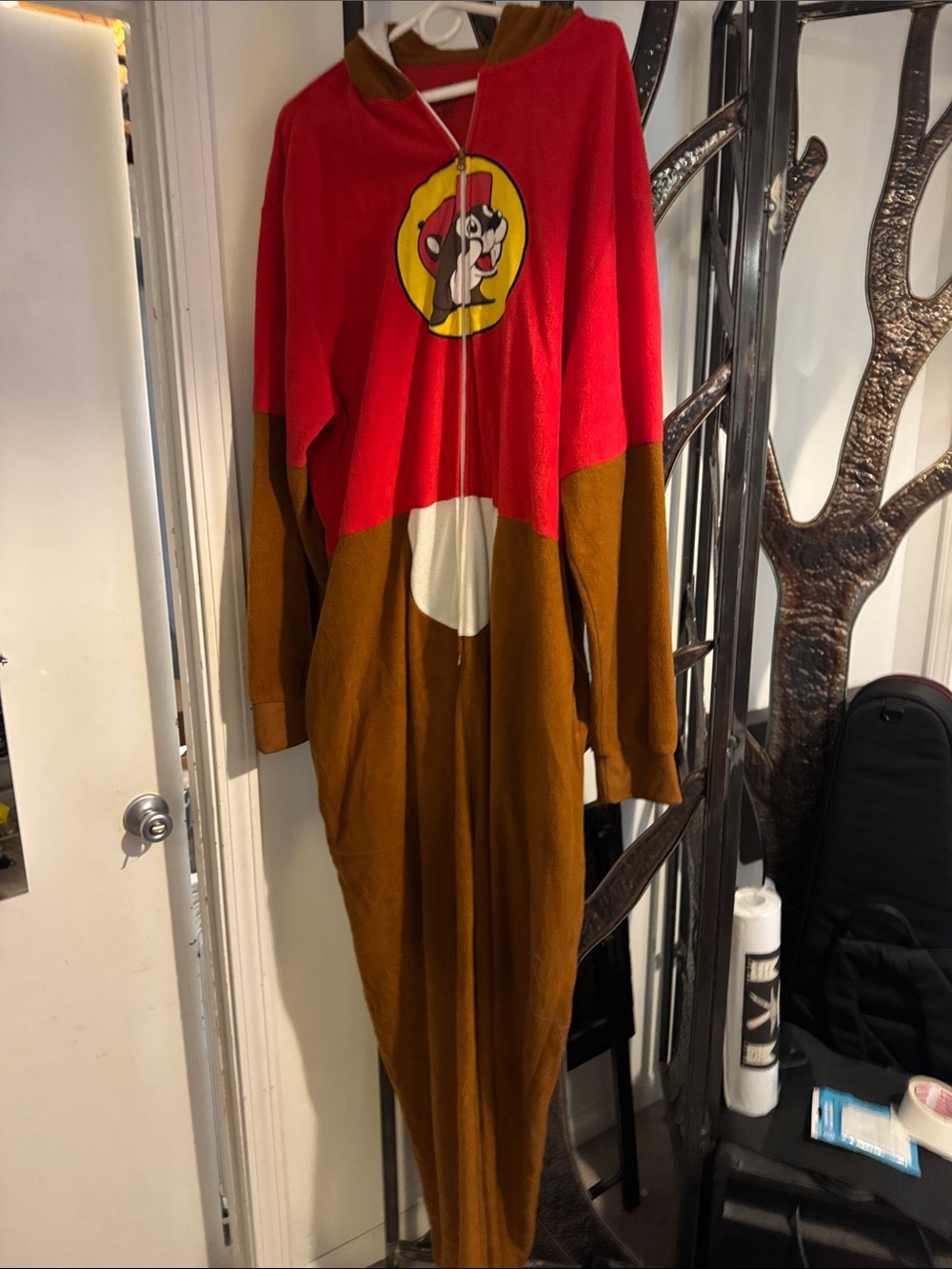 Mens 3XL Buc Ceeโs fleece onesie